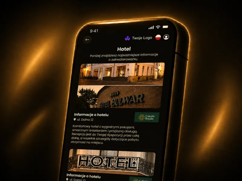 Moduł hotelowy EventApp z opcjami noclegowymi