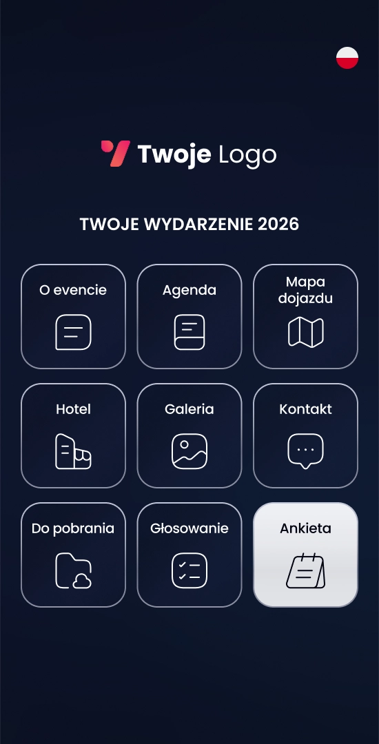 EventApp PWA-Event-App Hauptbildschirm