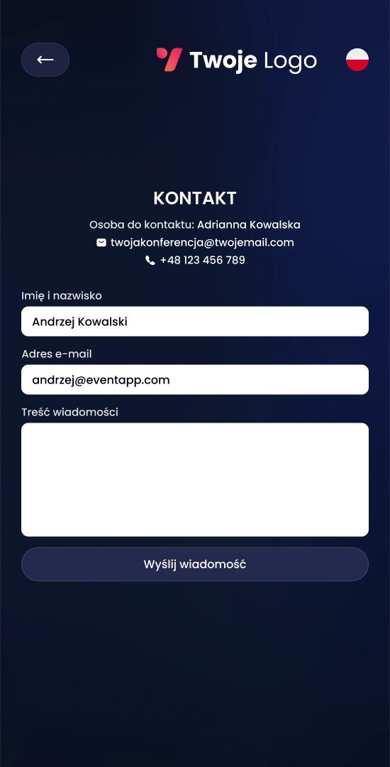 Contact Screen